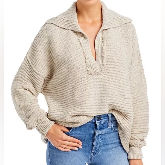Free People Margie Pullover Collar Sweater | Size Small - Picture 5 of 5